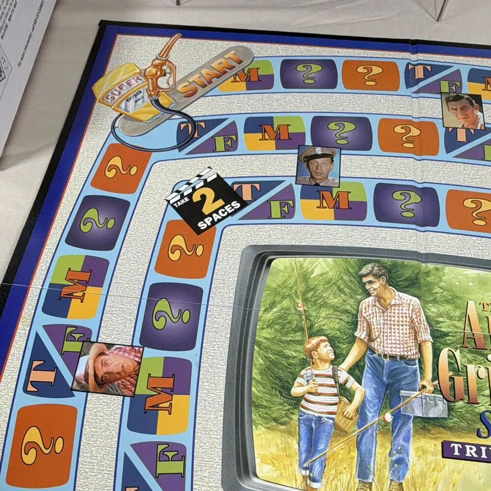 Vintage 1998 Andy Griffith Show Trivia Board Game Talicor Mayberry Complete